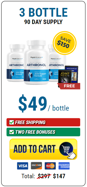 arthronol 3 bottles price